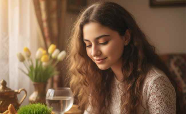 ی ژست عکاسی دخترانه نوروز